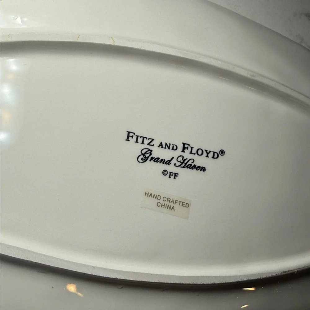 Fitz and Floyd ‘Bless This House’ Small‎ Oval Ceramic Platter